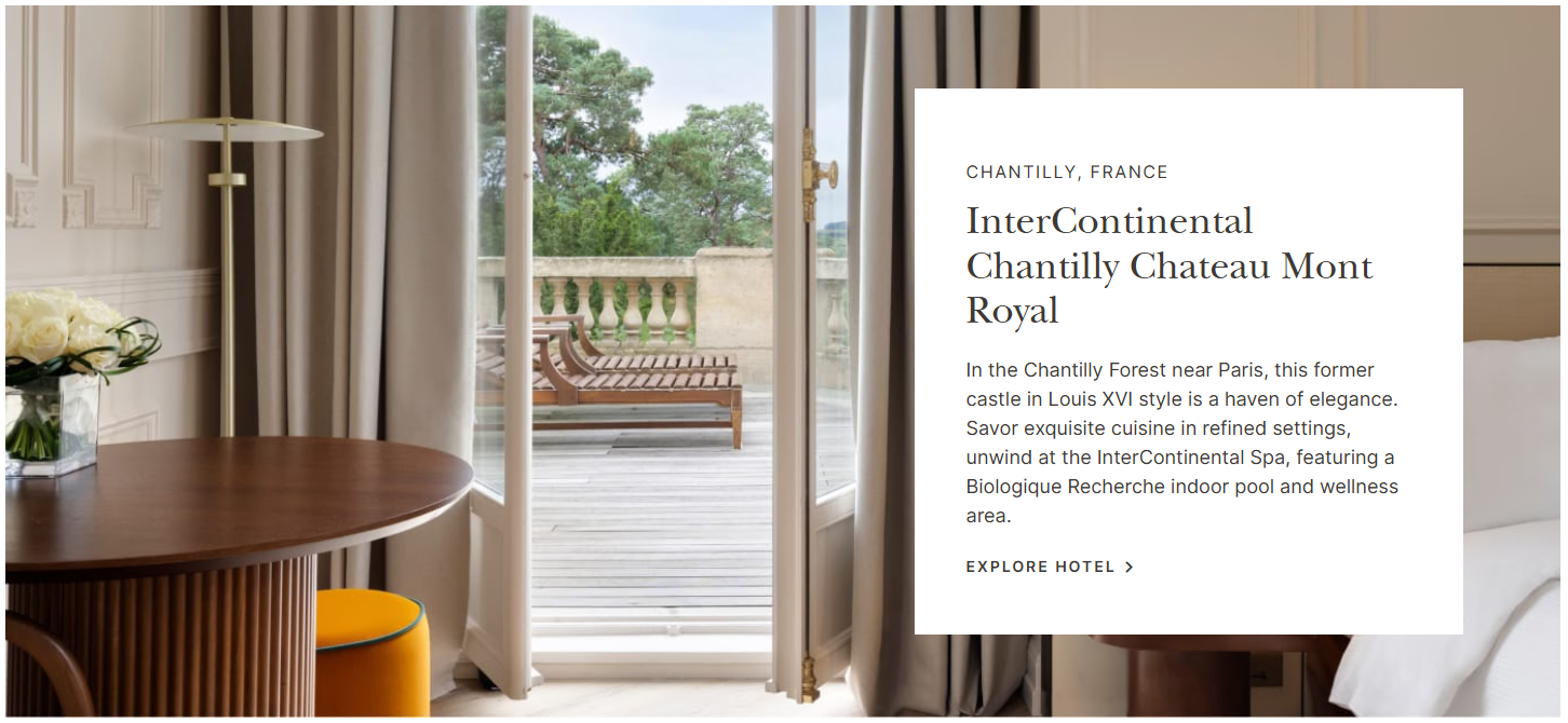 InterContinental Chantilly Chateau Mont Royal